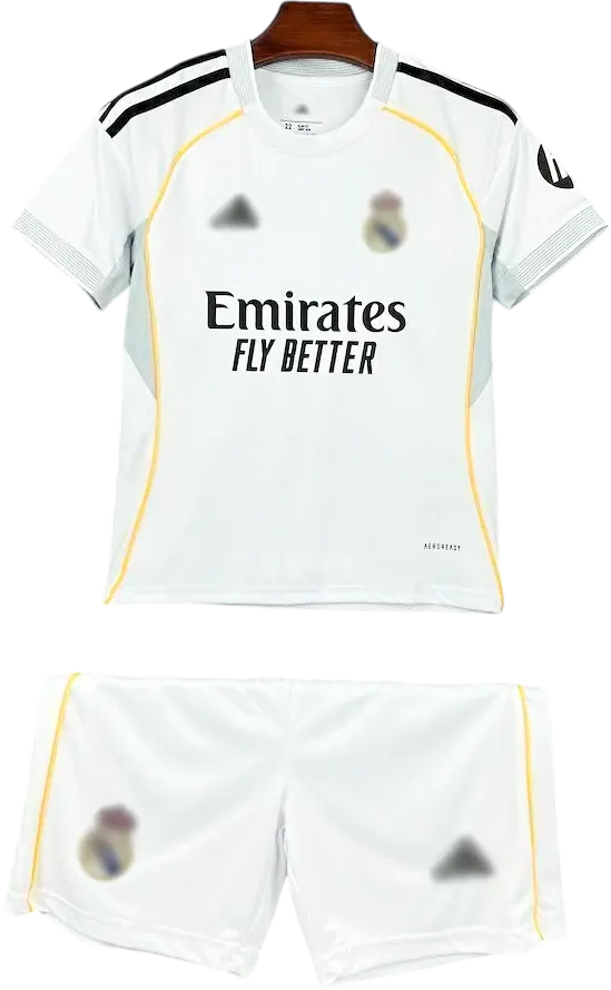 Camiseta Real Madrid 2025-26 Versión Infantil Local