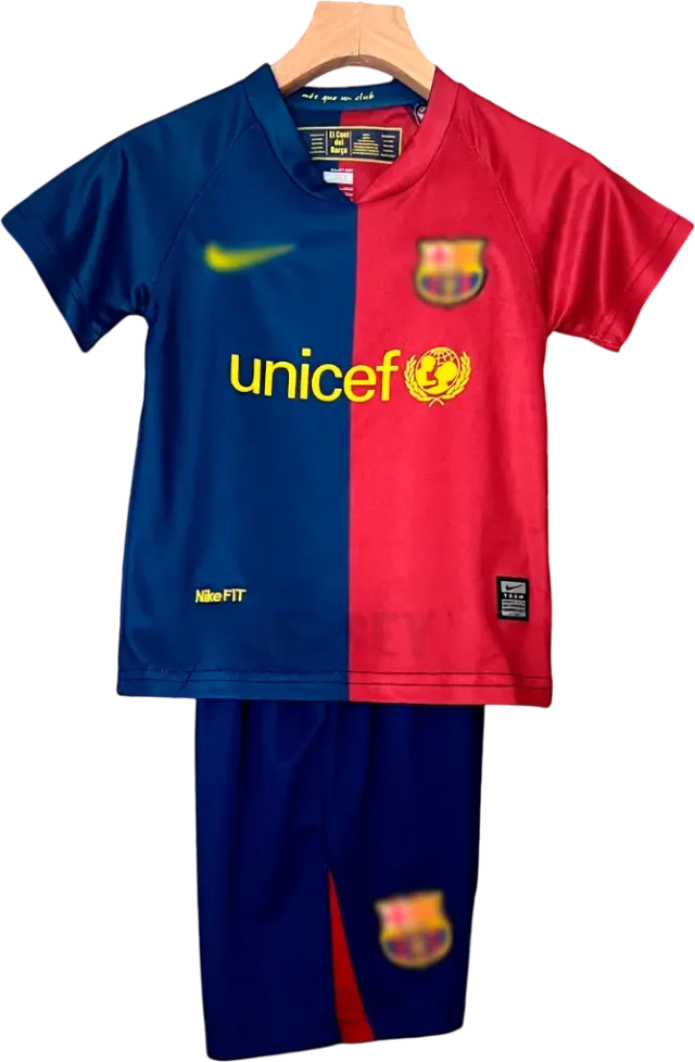 Camiseta FC Barcelona 2008-09 Versión Infantil Local
