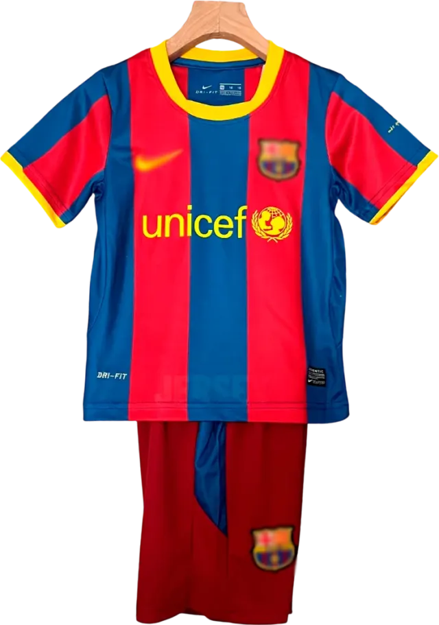Camiseta FC Barcelona 2010-11 Versión Infantil Local