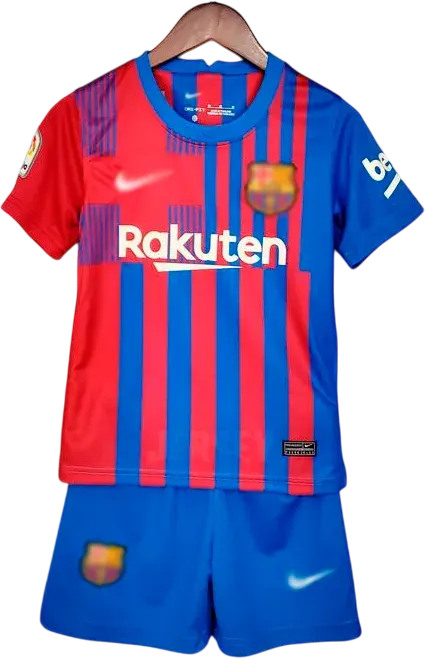 Camiseta FC Barcelona 2021-22 Versión Infantil Local
