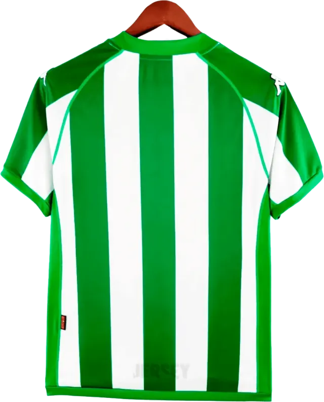 camiseta retro real betis 2001 02 reverso