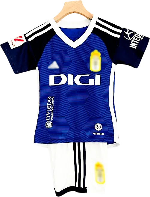 Camiseta Real Oviedo 2023-24 Versión Infantil Local