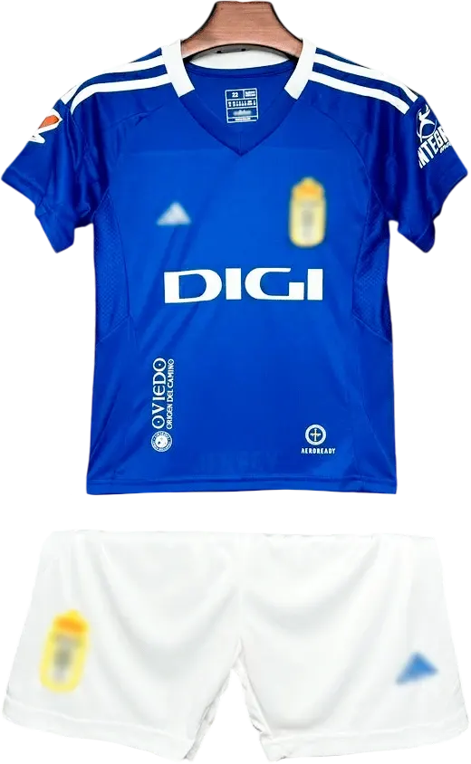 Camiseta Real Oviedo 2024-25 Versión Infantil Local