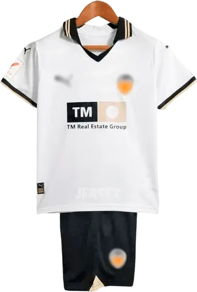 Camiseta Valencia 2023-24 Versión Infantil Local