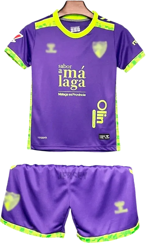 Camiseta Málaga 2024-25 Versión Infantil Visitante