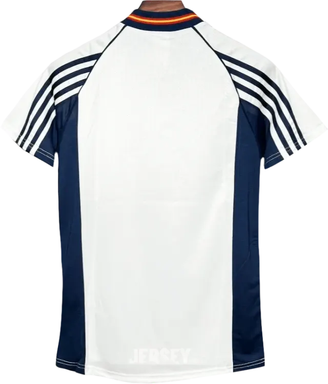 camiseta españa 1998 visitante reverso