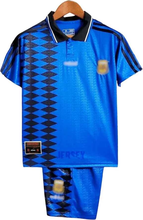 Camiseta Argentina 1994 Versión Infantil Visitante