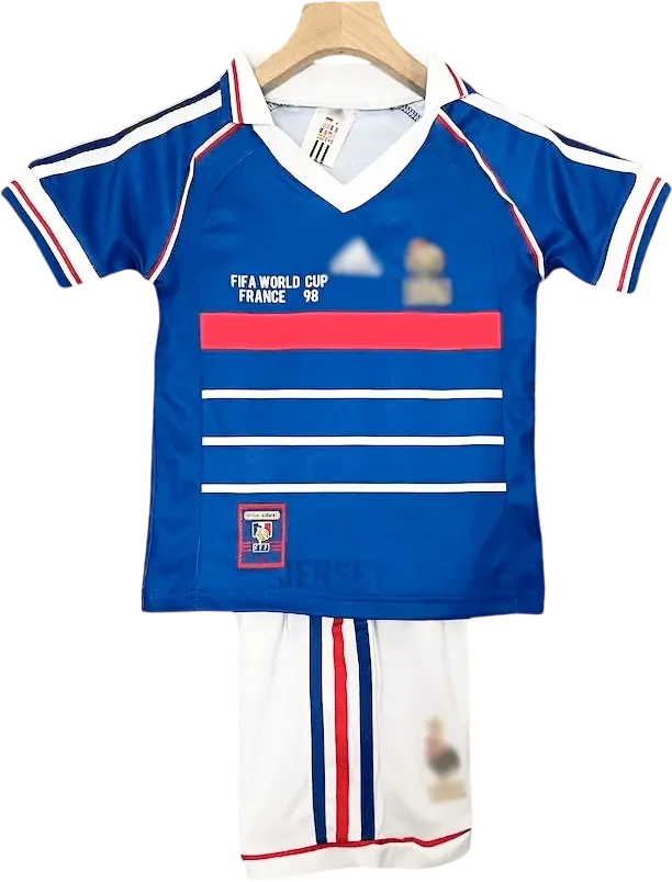 Camiseta Francia 1998 Versión Infantil Local