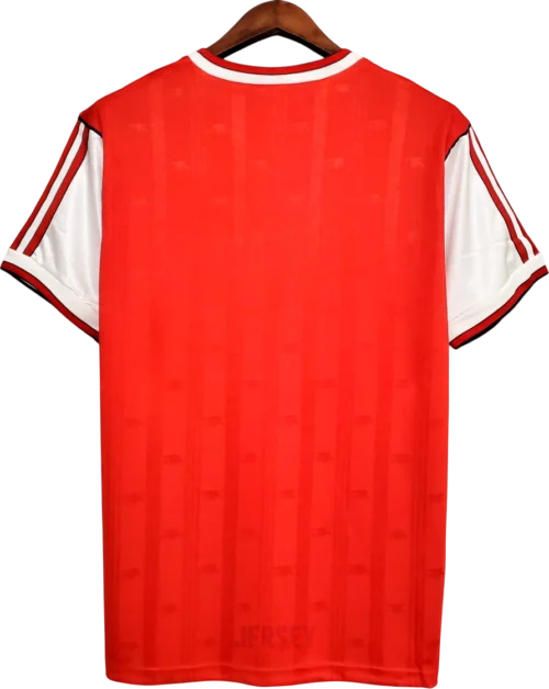 camiseta arsenal 1988 89 reverso