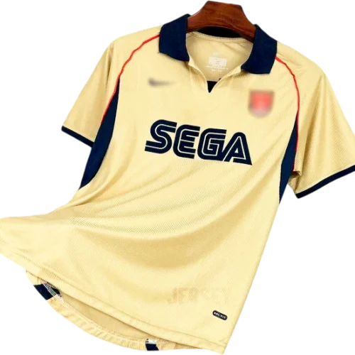 camiseta arsenal 2001 01 visitante