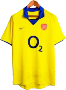 camiseta arsenal 2003 05 visitante