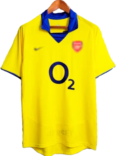 camiseta arsenal 2003 05 visitante