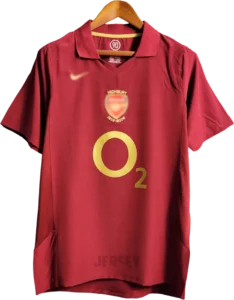 camiseta arsenal 2005 06