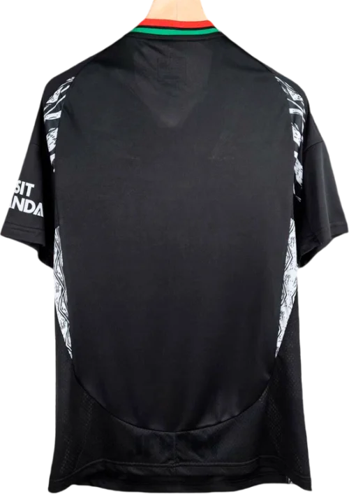 camiseta arsenal 2024 25 visitante reverso