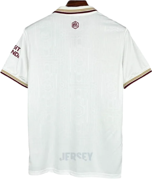 camiseta arsenal 2025 visitante reverso