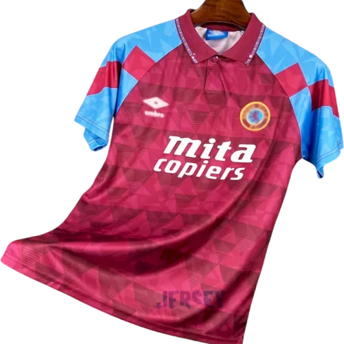 camiseta aston villa 1990 92
