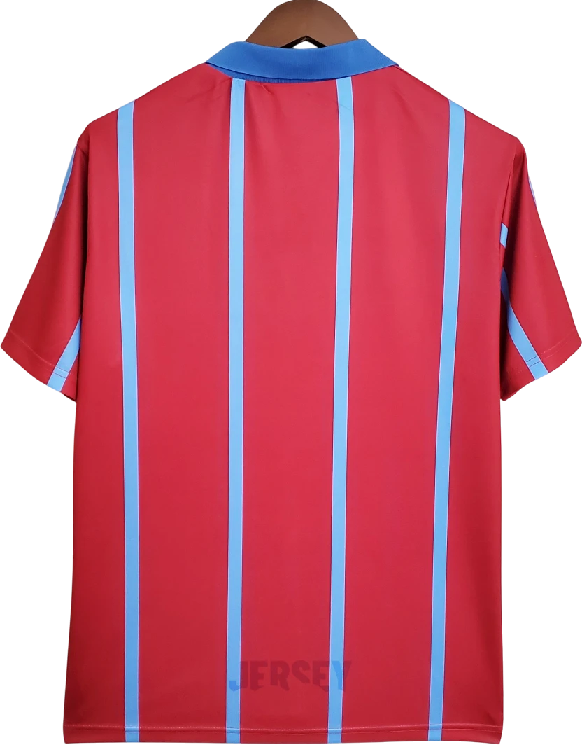 camiseta aston villa 1993 95 reverso