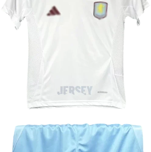 camiseta aston villa 2024 25 versión infantil visitante