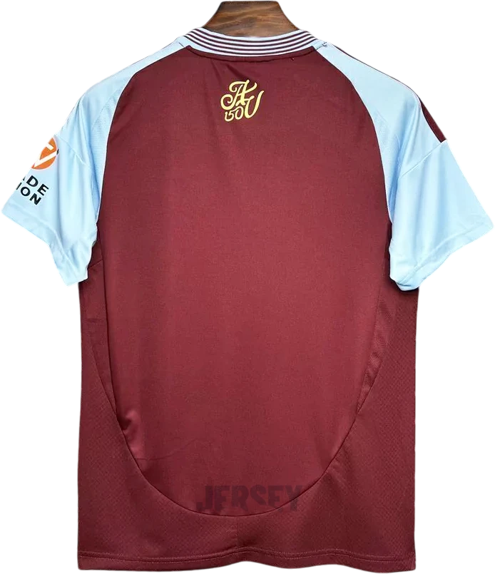 camiseta aston villa 2024 25 reverso