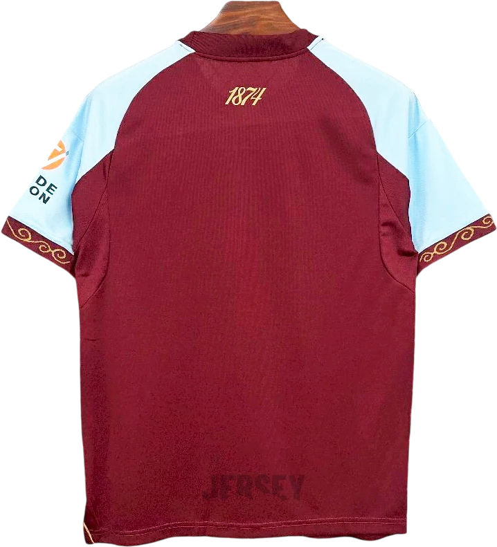 camiseta aston villa 2025 26 reverso