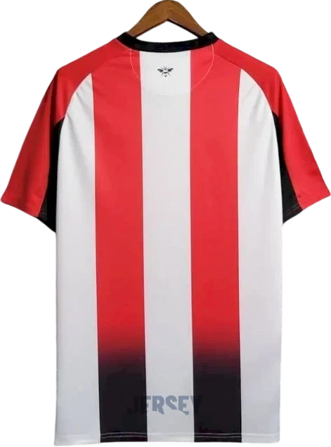 camiseta Brentford 2023 24 reverso