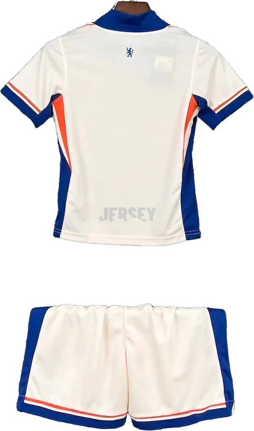 Camiseta del Chelsea 2024 25 versión infantil visitante reverso