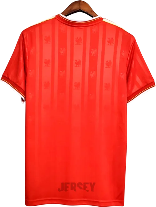 Camiseta Liverpool 1985 86 reverso