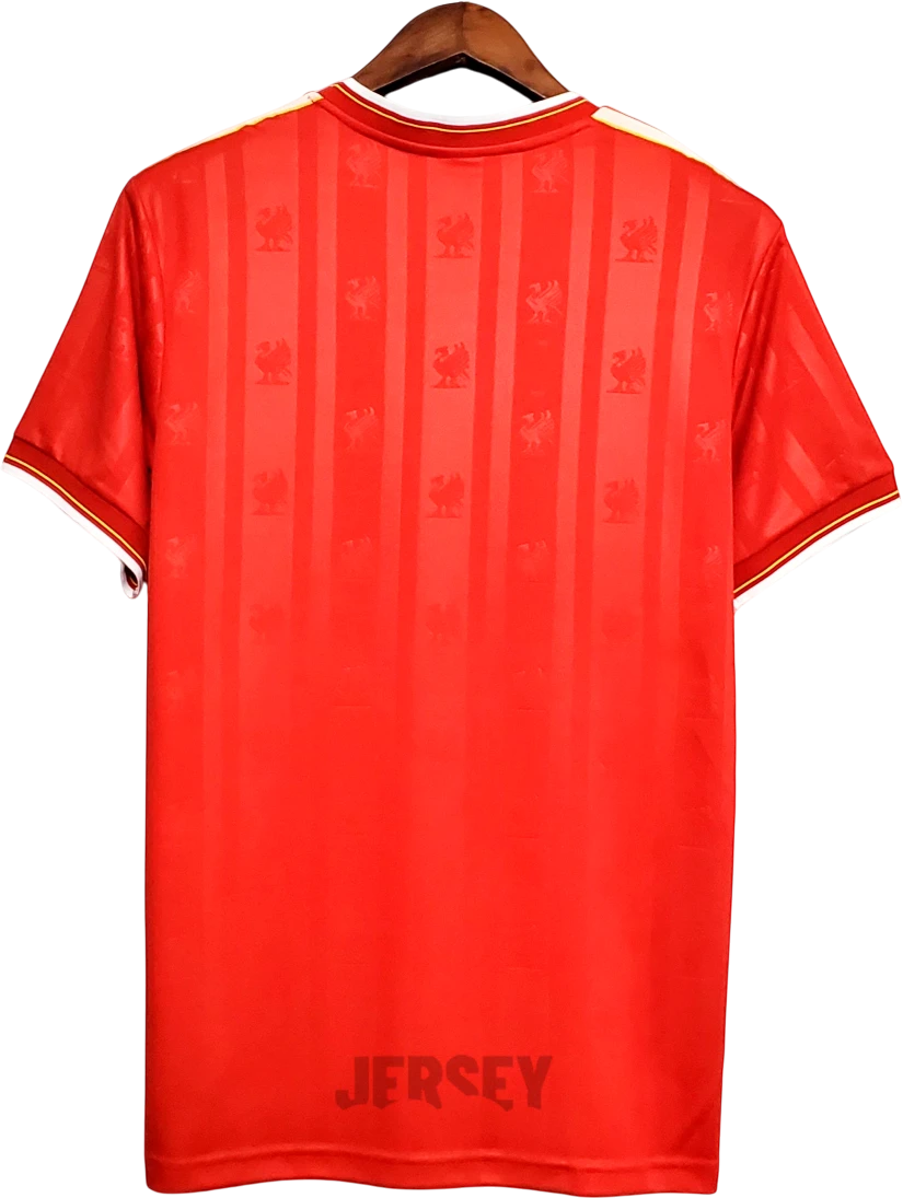 Camiseta Liverpool 1985 86 reverso