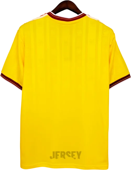 Camiseta Liverpool 1985 87 tercera reverso