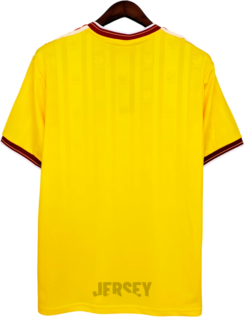 Camiseta Liverpool 1985 87 tercera reverso