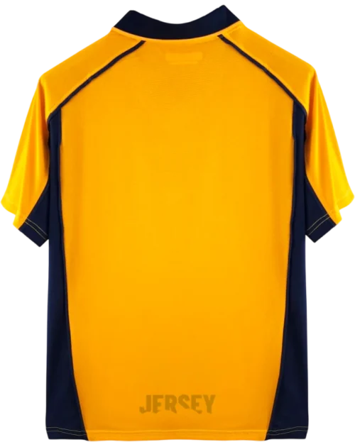 Camiseta del liverpool 2000 01 visitante reverso