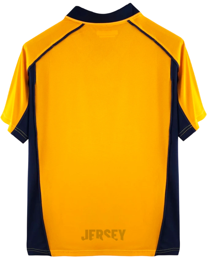 Camiseta del liverpool 2000 01 visitante reverso