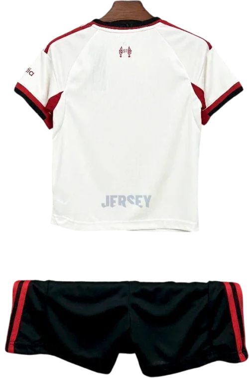 Camiseta Liverpool 2025 26 versión infantil reverso