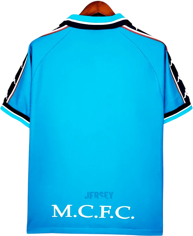 Camiseta manchester city 1997 99 reverso