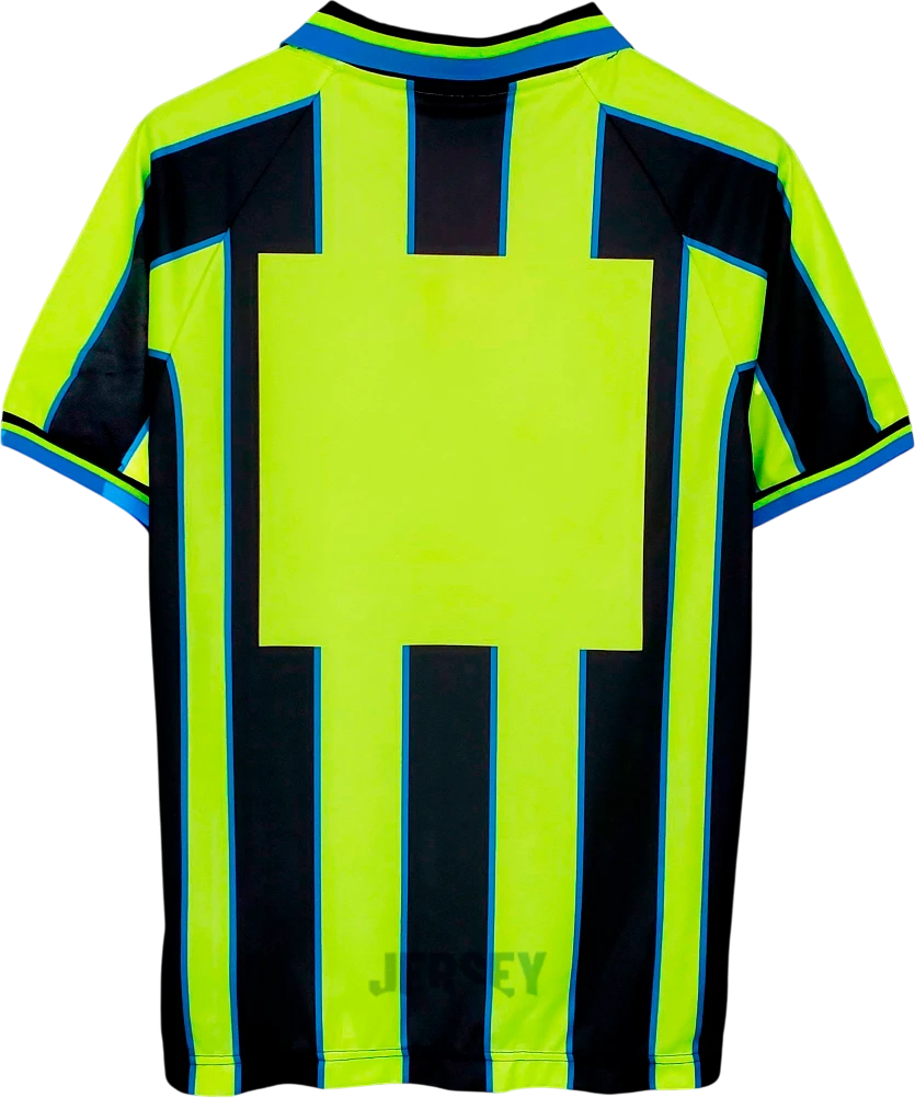 Camiseta manchester city 1998 99 visitante reverso