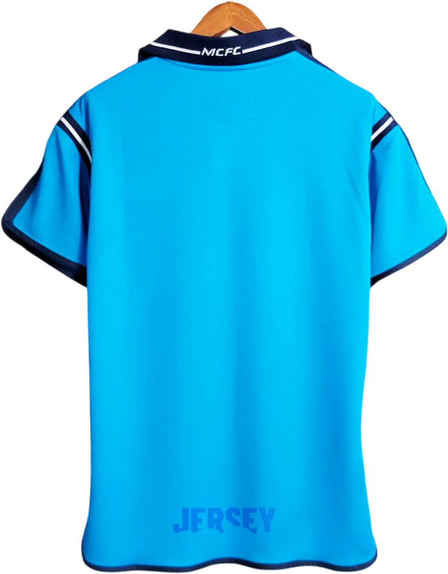Camiseta manchester city 2001 02 reverso