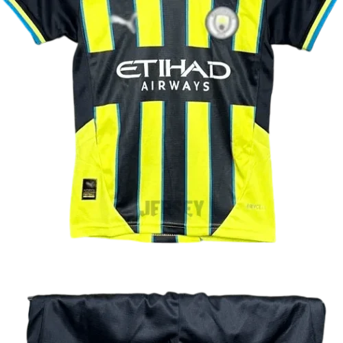 Camiseta manchester city 2024 25 versión infantil visitante