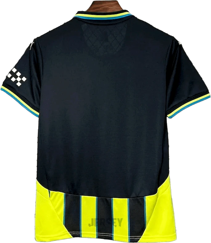 Camiseta manchester city 2024 25 visitante reverso