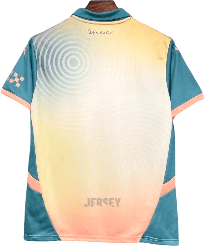 Camiseta manchester city 2024 25 cuarta reverso