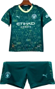 Camiseta Manchester City 2025-26 Versión Infantil Cuarta