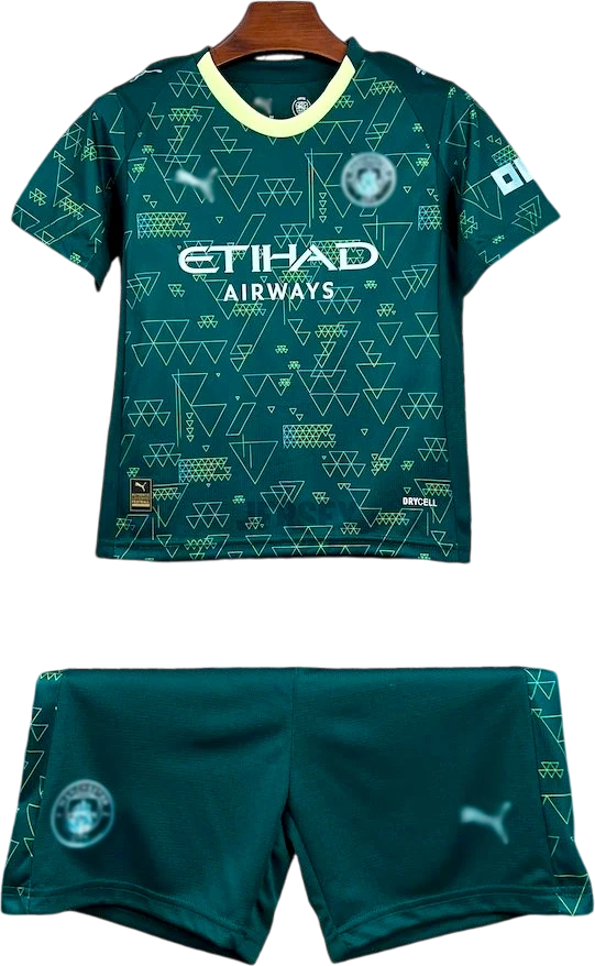 Camiseta manchester city 2025 26 cuarta versión infantil