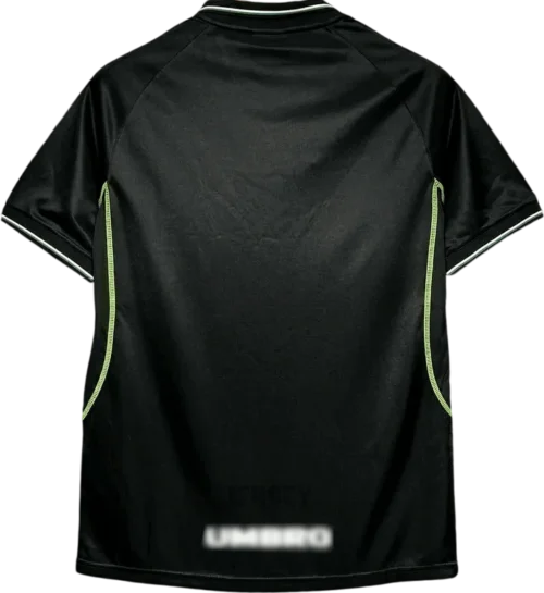 Camiseta manchester united 1998 99 tercera reverso