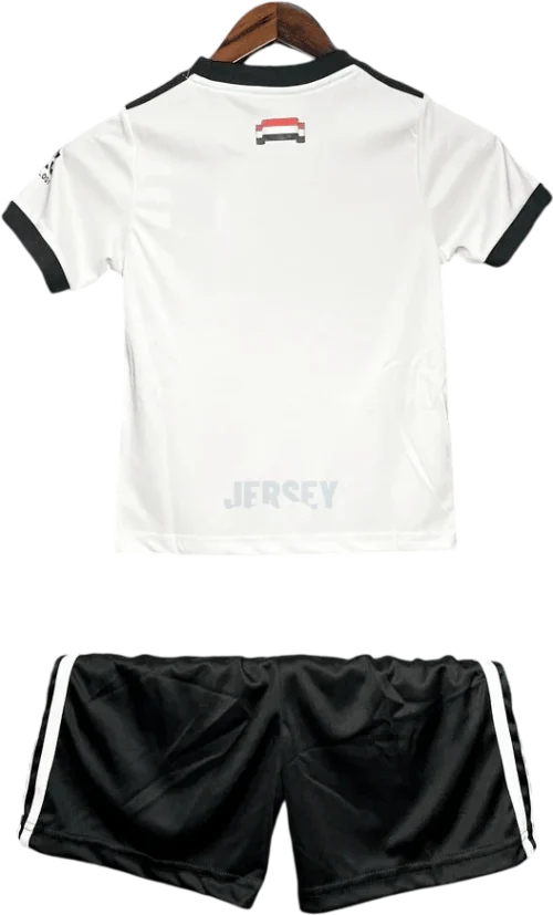 camiseta manchester united 2024 25 versión infantil tercera reverso