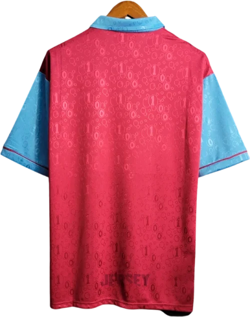 Camiseta West Ham 1995 97 reverso