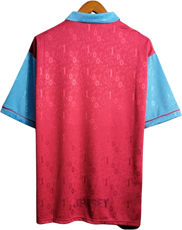 Camiseta West Ham 1995 97 reverso