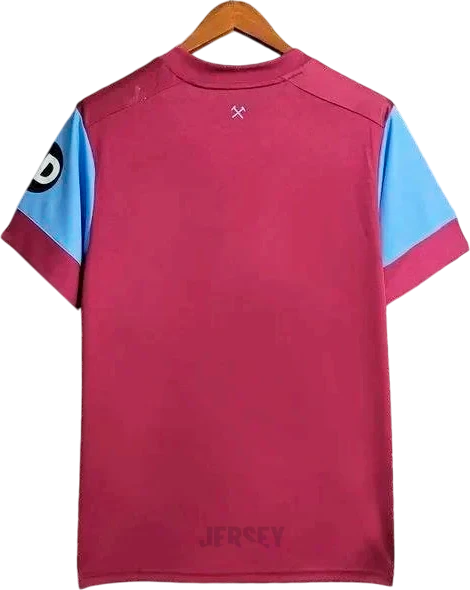 Camiseta West Ham 2023 24 reverso