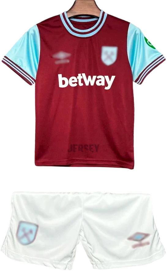 Camiseta West Ham 2024 25 versión infantil