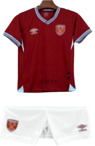 Camiseta West Ham 2025-26 Versión Infantil Local