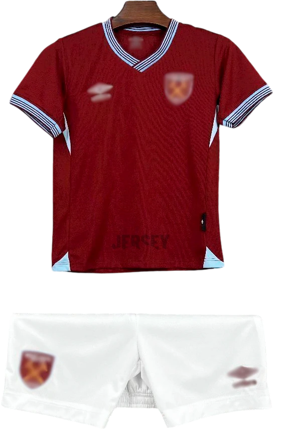 Camiseta West Ham 2025 26 versión infantil