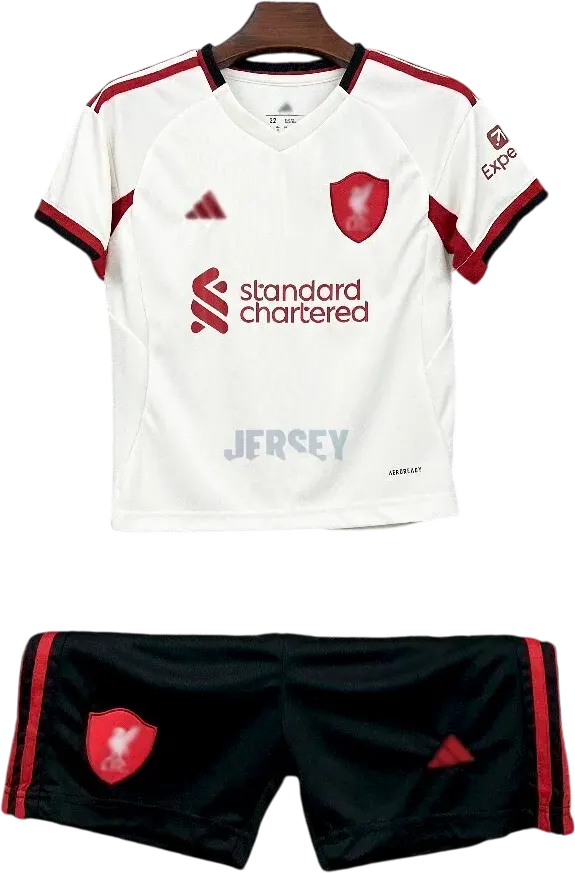 Camiseta Liverpool 2025-26 Versión Infantil Visitante